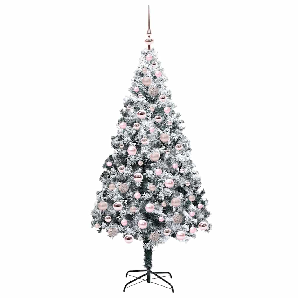 Albero di Natale artificiale con 300 LED Verde 180 cm 3396964