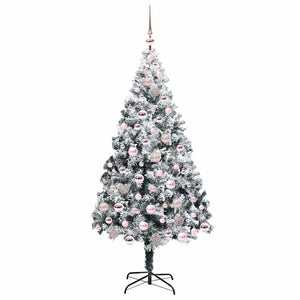 Albero di Natale artificiale con 300 LED Verde 180 cm 3396964