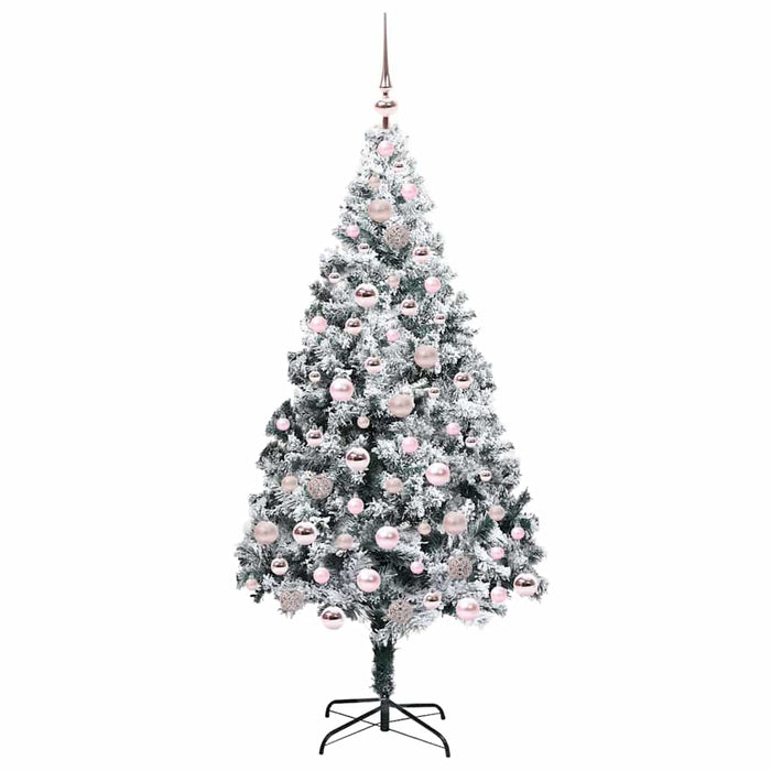 Albero di Natale artificiale con 300 LED Verde 180 cm 3396964