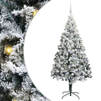 Albero di Natale artificiale con 300 LED Verde 180 cm 3396965