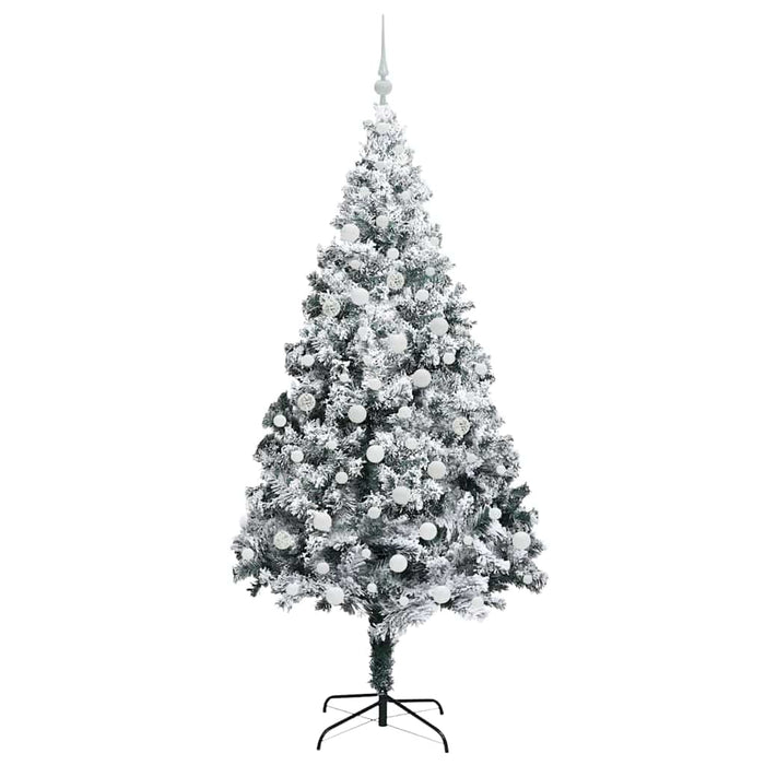 Albero di Natale artificiale con 300 LED Verde 180 cm 3396965