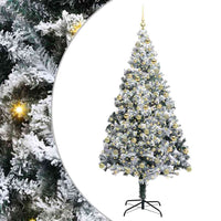 Albero di Natale artificiale con 300 LED Verde 180 cm 3396966