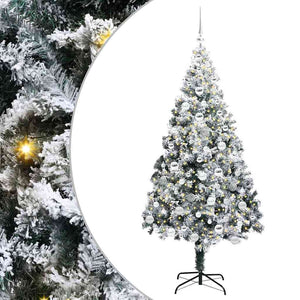 Albero di Natale artificiale con 300 LED Verde 180 cm 3396967