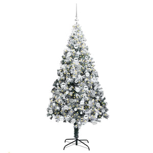 Albero di Natale artificiale con 300 LED Verde 180 cm 3396967