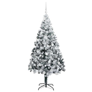 Albero di Natale artificiale con 300 LED Verde 180 cm 3396967