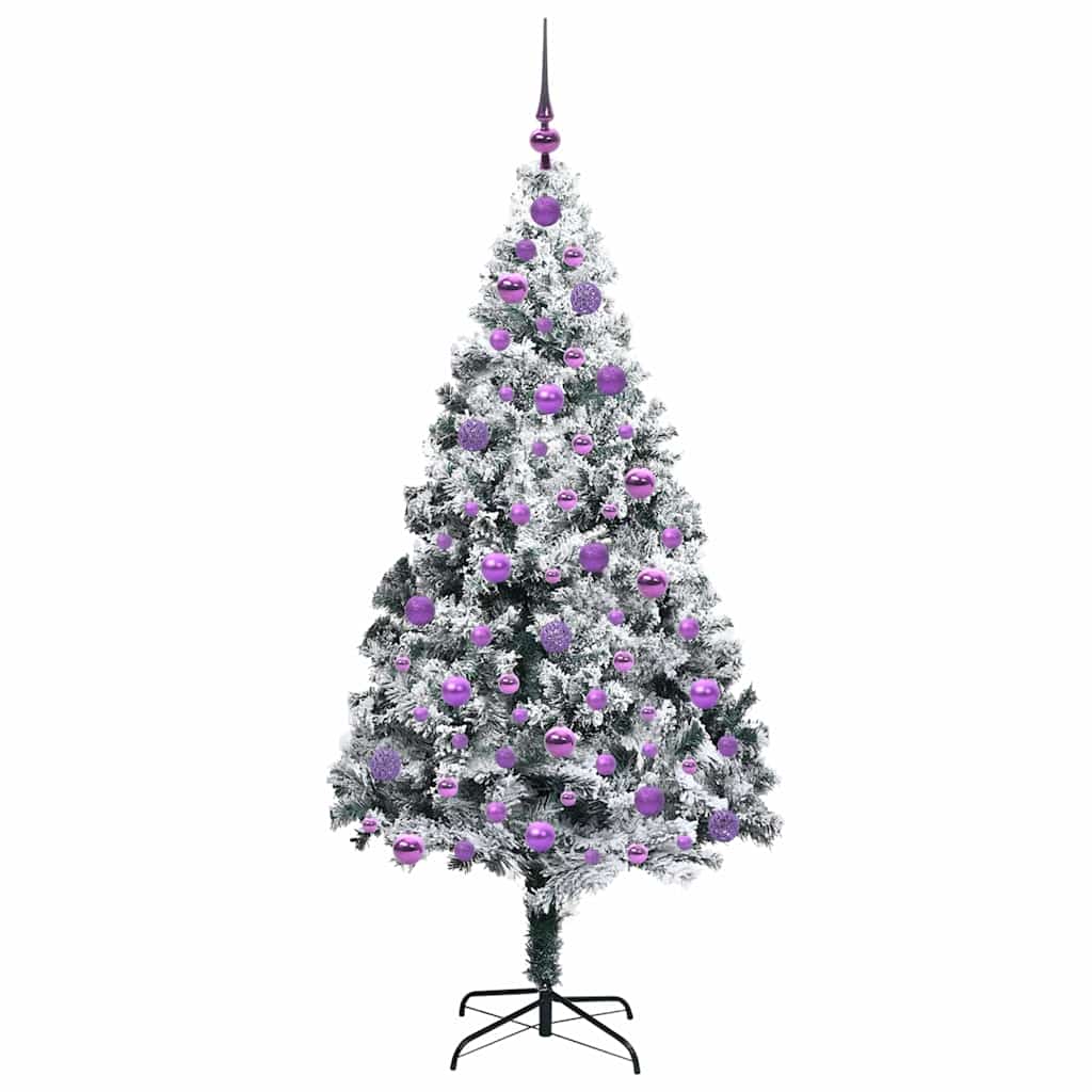 Albero di Natale artificiale con 300 LED Verde 180 cm 3396968