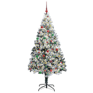 Albero di Natale artificiale con 300 LED Verde 180 cm 3396970