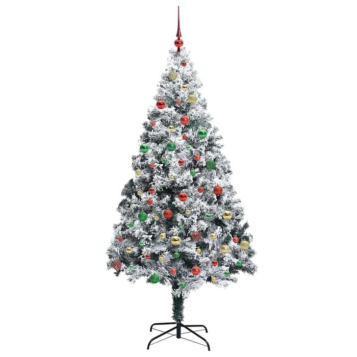 Albero di Natale artificiale con 300 LED Verde 180 cm 3396970