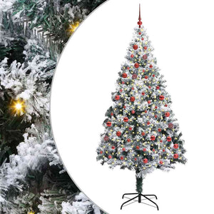 Albero di Natale artificiale con 300 LED Verde 210 cm 3396971