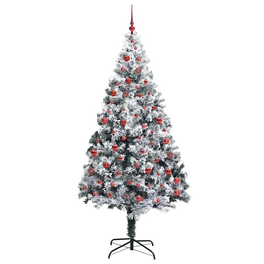 Albero di Natale artificiale con 300 LED Verde 210 cm 3396971