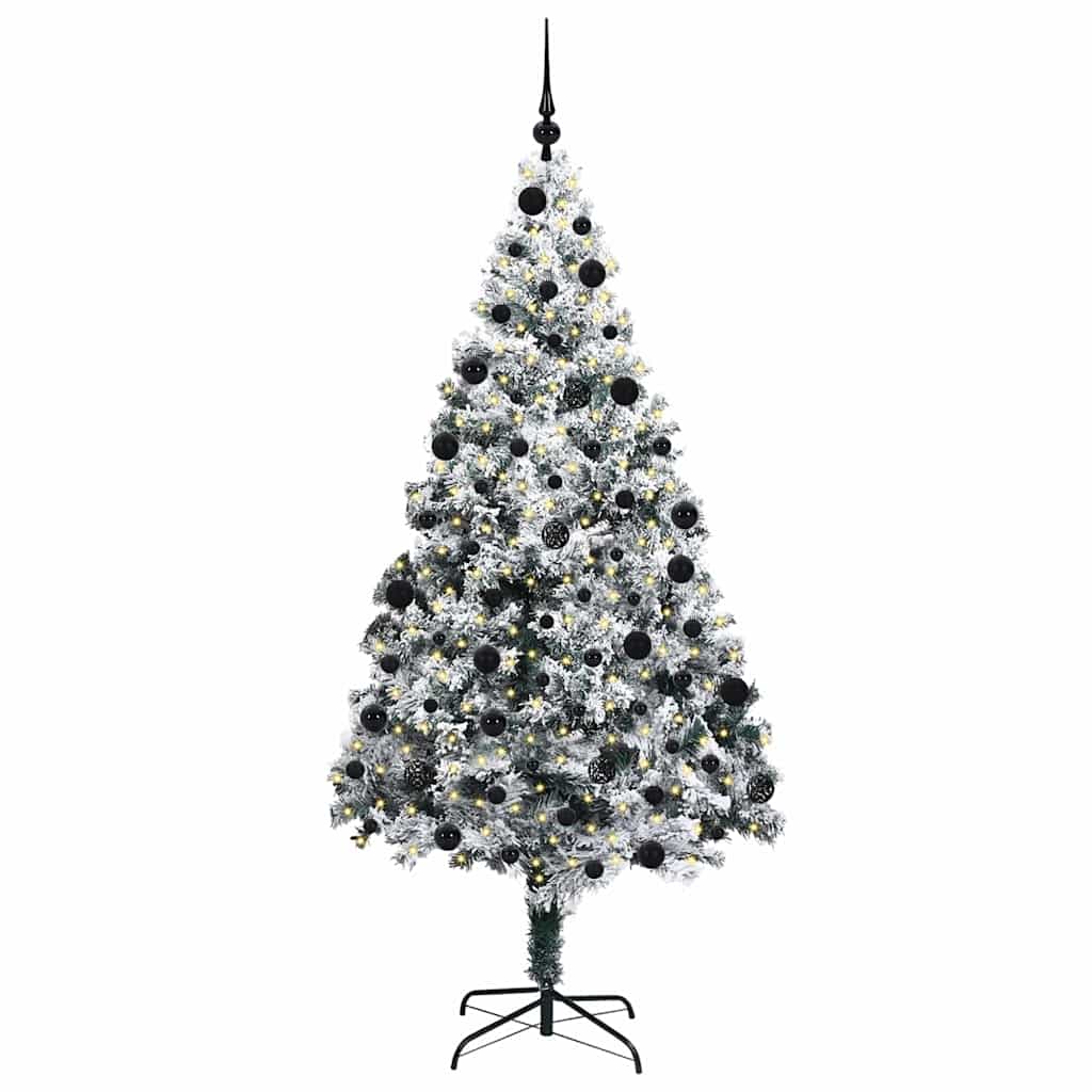 Albero di Natale artificiale con 300 LED Verde 210 cm 3396972