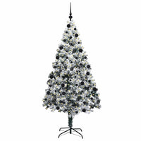 Albero di Natale artificiale con 300 LED Verde 210 cm 3396972