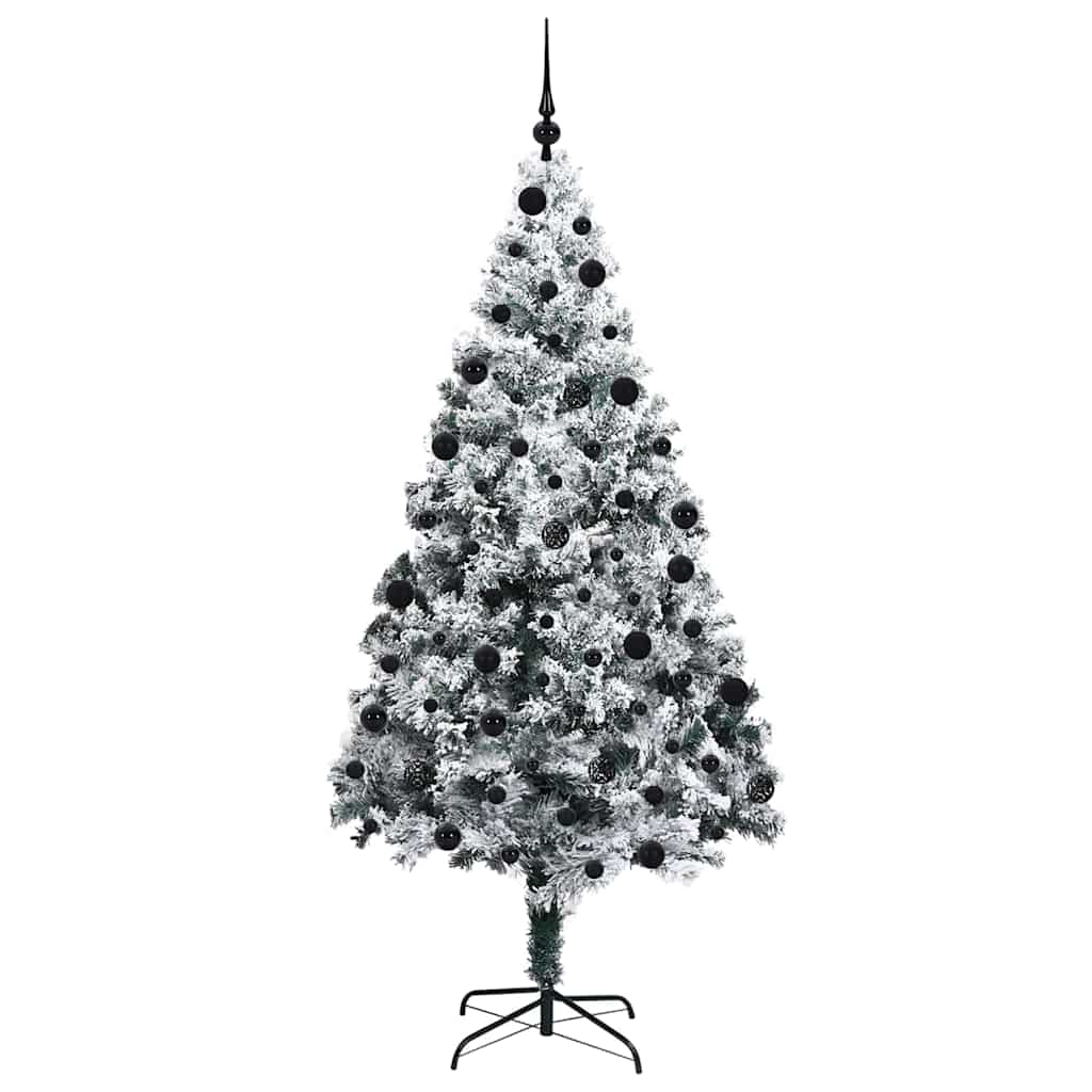 Albero di Natale artificiale con 300 LED Verde 210 cm 3396972