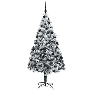 Albero di Natale artificiale con 300 LED Verde 210 cm 3396972