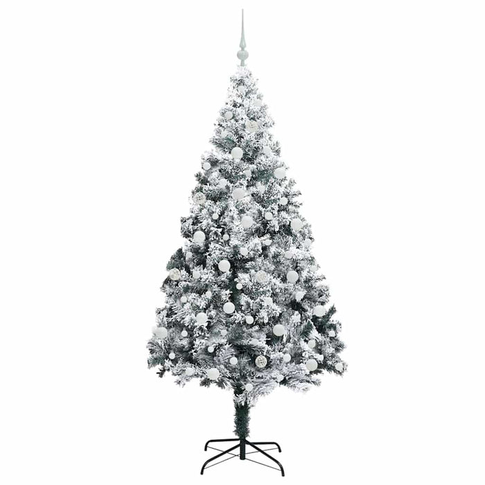 Albero di Natale artificiale con 300 LED Verde 210 cm 3396974