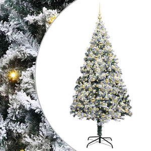 Albero di Natale artificiale con 300 LED Verde 210 cm 3396975