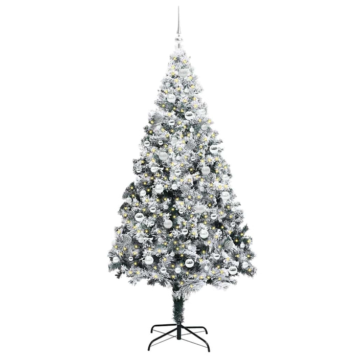 Albero di Natale artificiale con 300 LED Verde 210 cm 3396976