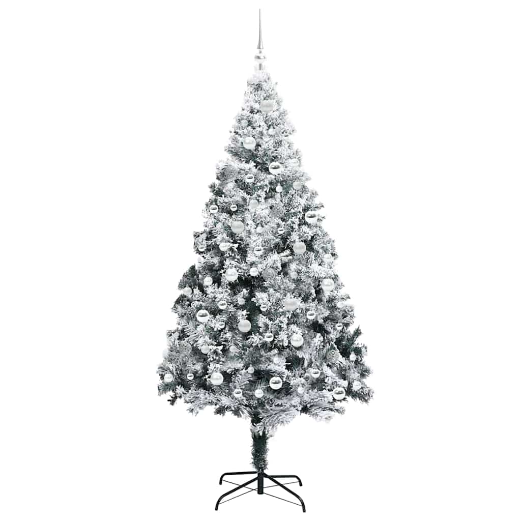 Albero di Natale artificiale con 300 LED Verde 210 cm 3396976