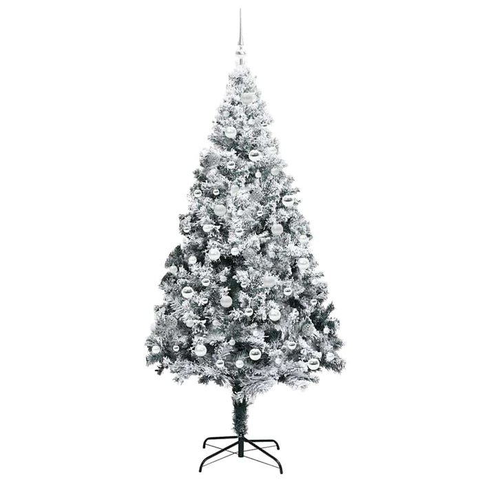 Albero di Natale artificiale con 300 LED Verde 210 cm 3396976