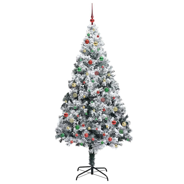 Albero di Natale artificiale con 300 LED Verde 210 cm 3396979