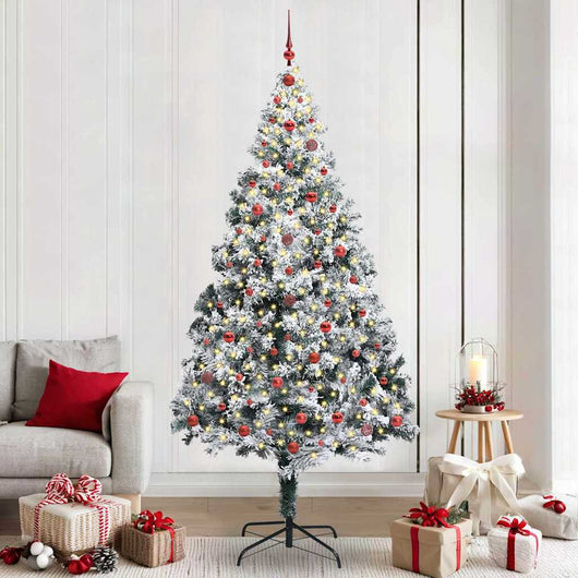 Albero di Natale artificiale con 300 LED Verde 240 cm 3396980