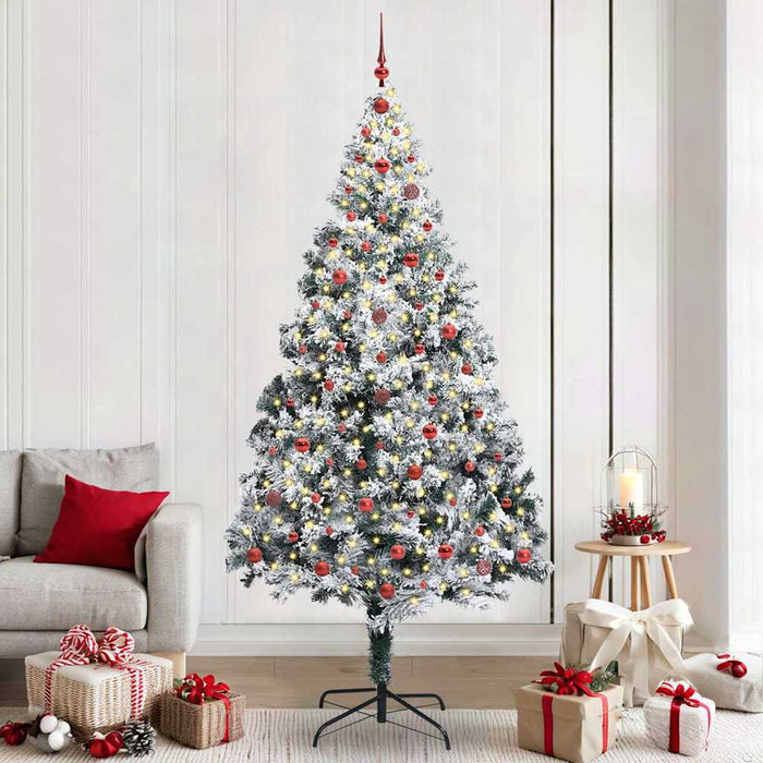 Albero di Natale artificiale con 300 LED Verde 240 cm 3396980