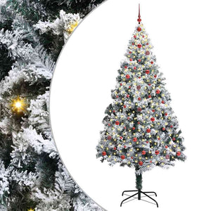 Albero di Natale artificiale con 300 LED Verde 240 cm 3396980
