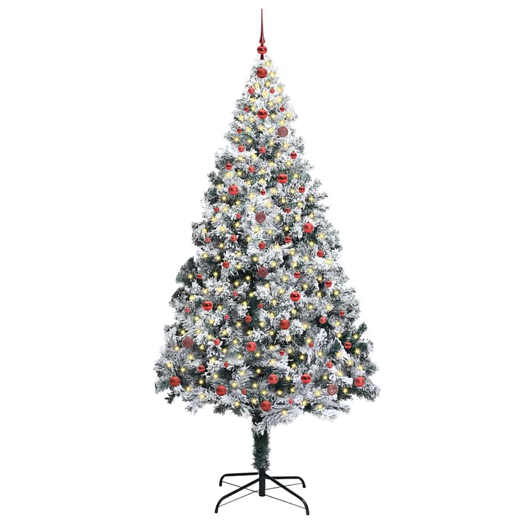 Albero di Natale artificiale con 300 LED Verde 240 cm 3396980