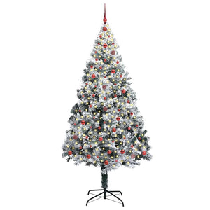 Albero di Natale artificiale con 300 LED Verde 240 cm 3396980