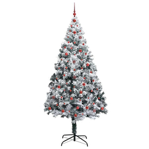 Albero di Natale artificiale con 300 LED Verde 240 cm 3396980