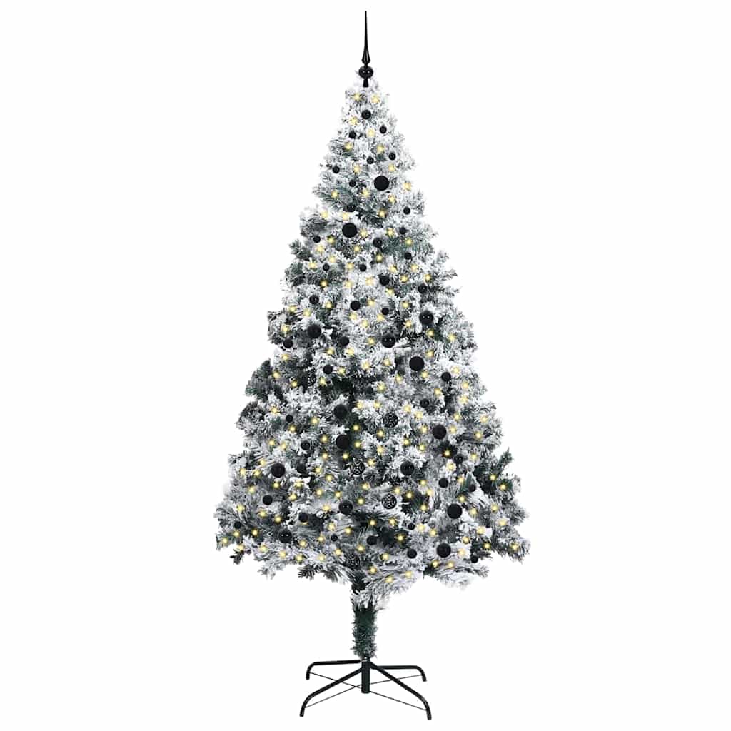 Albero di Natale artificiale con 300 LED Verde 240 cm 3396981