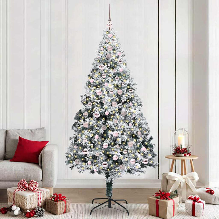 Albero di Natale artificiale con 300 LED Verde 240 cm 3396982