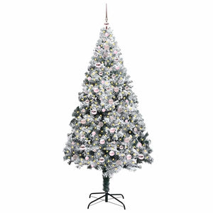 Albero di Natale artificiale con 300 LED Verde 240 cm 3396982