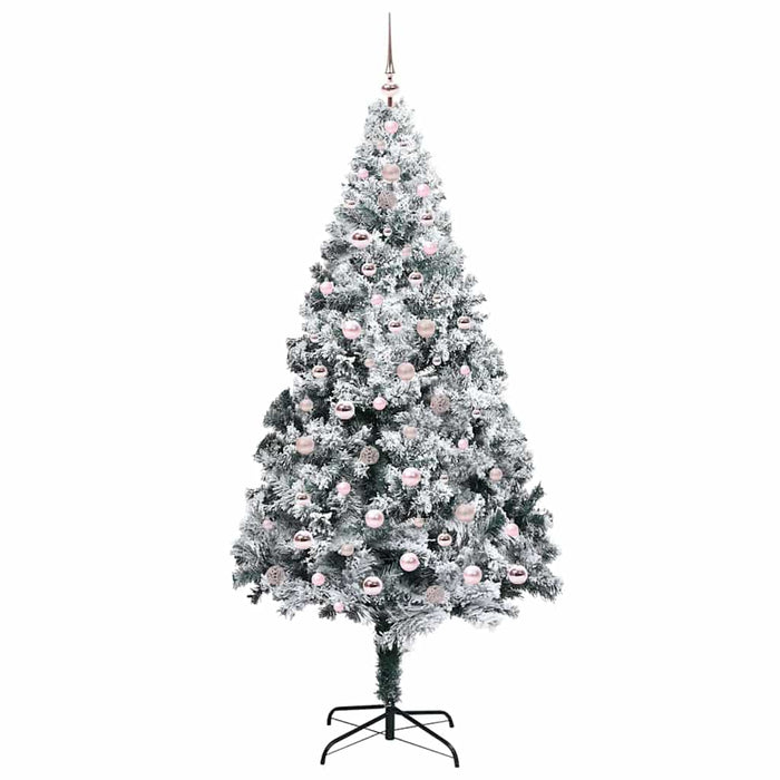 Albero di Natale artificiale con 300 LED Verde 240 cm 3396982