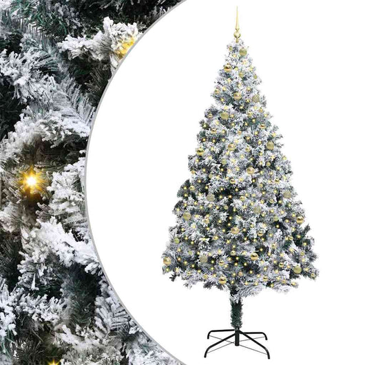 Albero di Natale artificiale con 300 LED Verde 240 cm 3396984
