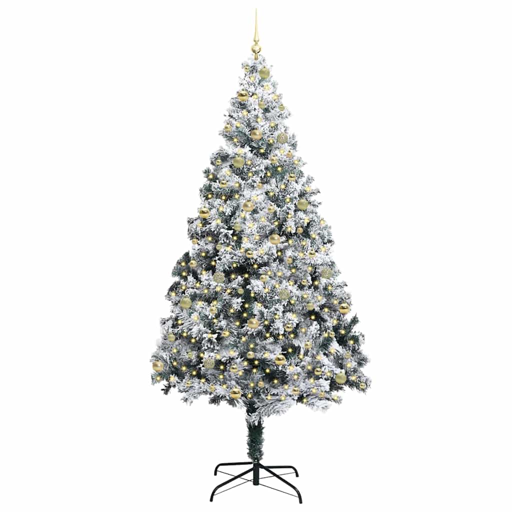 Albero di Natale artificiale con 300 LED Verde 240 cm 3396984