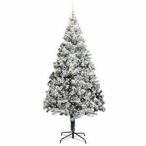 Albero di Natale artificiale con 300 LED Verde 240 cm 3396984