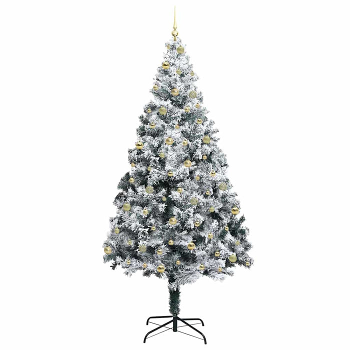 Albero di Natale artificiale con 300 LED Verde 240 cm 3396984