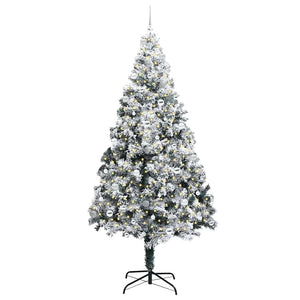 Albero di Natale artificiale con 300 LED Verde 240 cm 3396985
