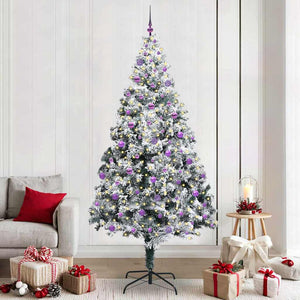 Albero di Natale artificiale con 300 LED Verde 240 cm 3396986