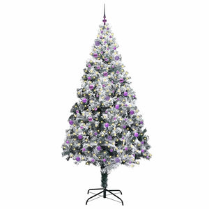 Albero di Natale artificiale con 300 LED Verde 240 cm 3396986
