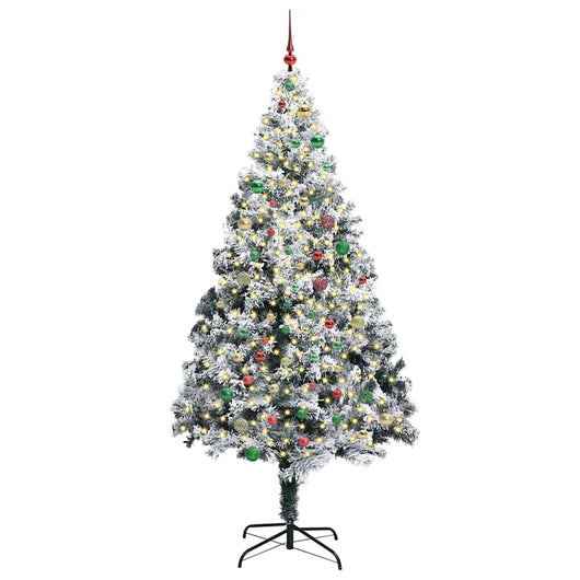 Albero di Natale artificiale con 300 LED Verde 240 cm 3396988
