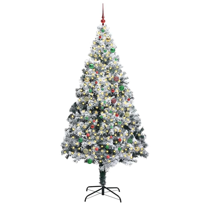 Albero di Natale artificiale con 300 LED Verde 240 cm 3396988