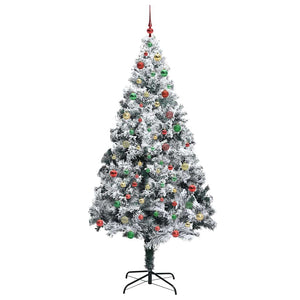 Albero di Natale artificiale con 300 LED Verde 240 cm 3396988