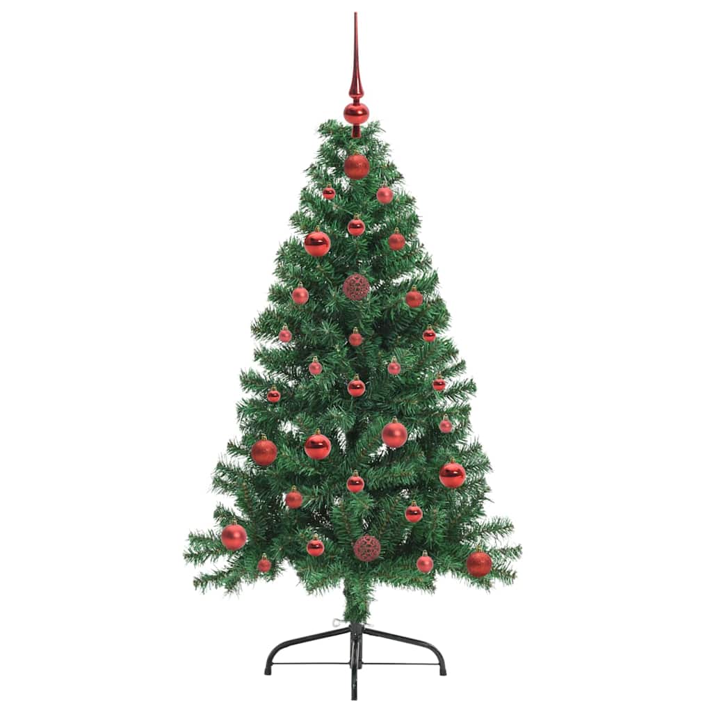 Albero di Natale artificiale con luci integrate Verde 120 cm 3396989