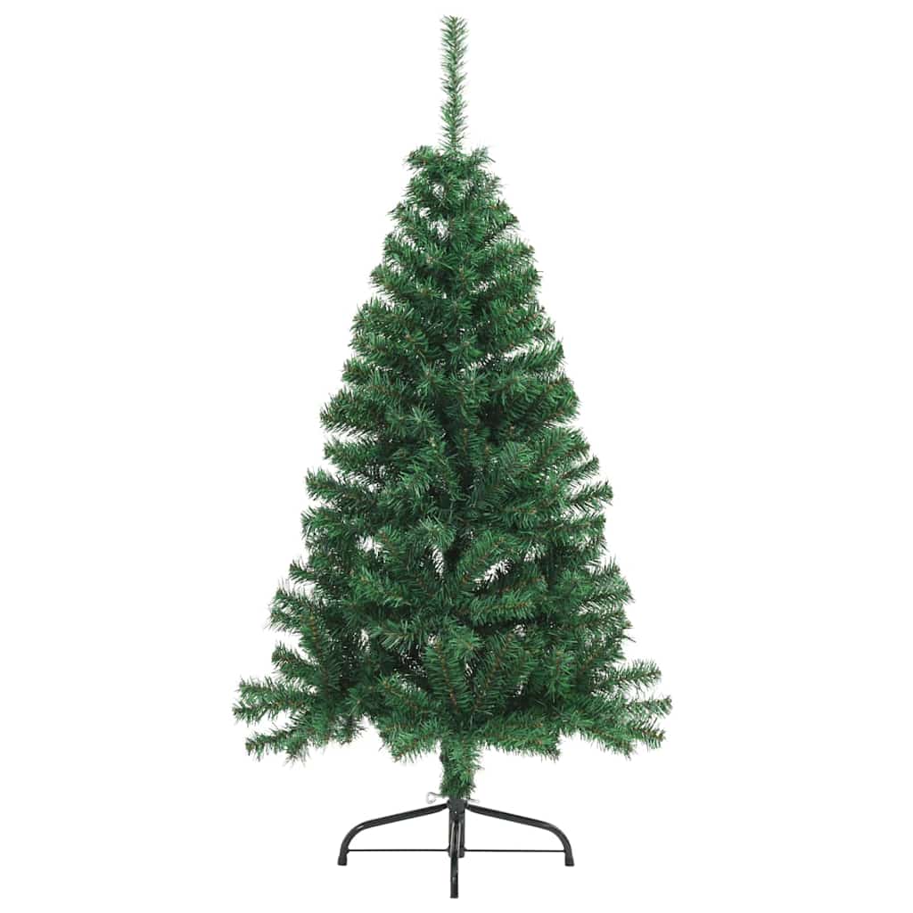 Albero di Natale Artificiale-Albero Natalizio con luci integrate Verde 120 cm 740715