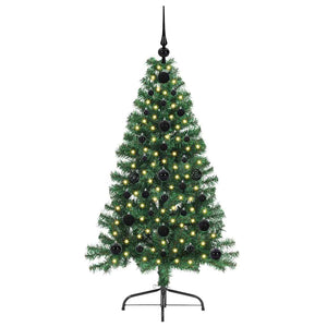 Albero di Natale artificiale con luci integrate Verde 120 cm 3396990