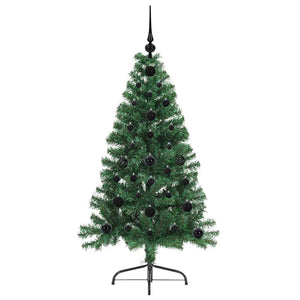 Albero di Natale artificiale con luci integrate Verde 120 cm 3396990