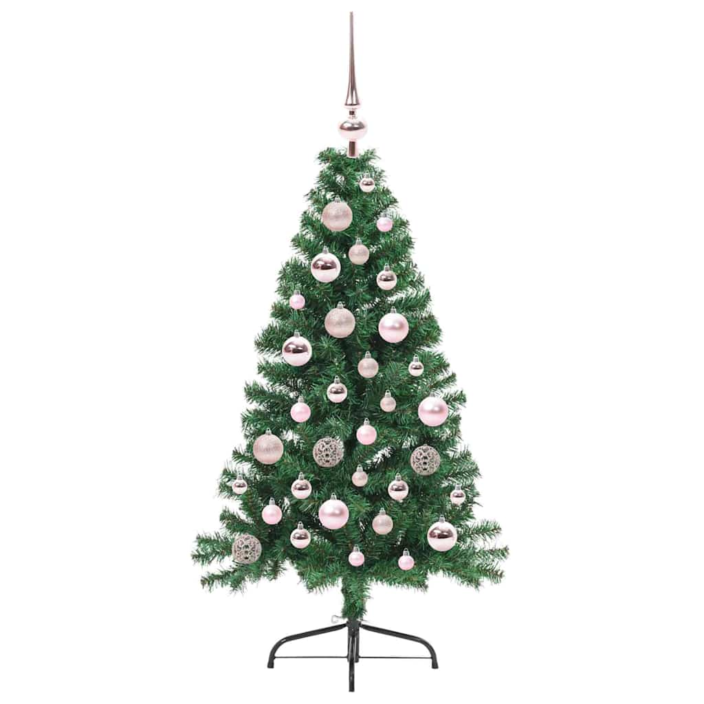 Albero di Natale artificiale con luci integrate Verde 120 cm 3396991
