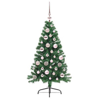 Albero di Natale artificiale con luci integrate Verde 120 cm 3396991